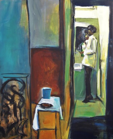 Petit coin Peinture intitulée "Petit coin" par Hervé Marchelidon, Œuvre d'art originale, Acrylique Monté sur Châssis en bois