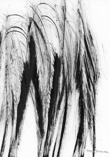 Dessin intitulée "Die Drei Grazien  -…" par Otto Frühwach, Œuvre d'art originale, Encre