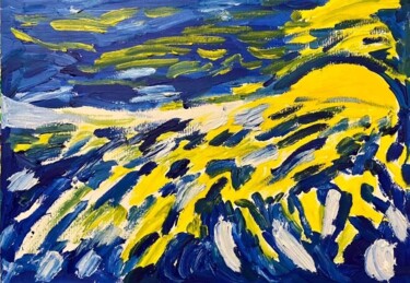 Malerei mit dem Titel "changement climatiq…" von Mario Pratesi, Original-Kunstwerk, Öl