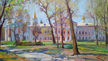 Breath of spring Painting titled "Breath of spring" by Vladimir Natalushko, Original Artwork, Oil