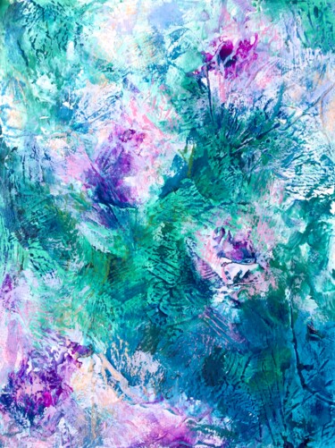 Painting titled "Весеннее настроение" by Elena Nadtochieva, Original Artwork, Acrylic