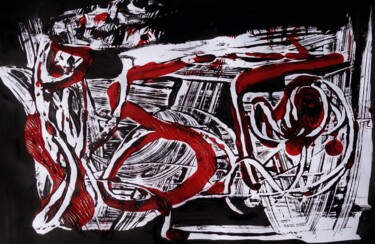 Schilderij getiteld "méthode couac tous…" door Francisco Mendes, Origineel Kunstwerk, Acryl