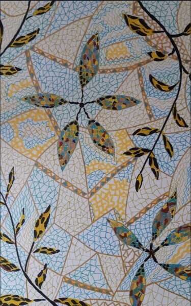 Dessin intitulée "Reflextions" par I Khan, Œuvre d'art originale, Marqueur