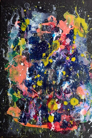 Schilderij getiteld "Kind of magic" door Marianne Huizinga, Origineel Kunstwerk, Acryl