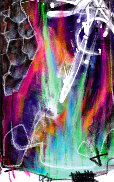 Digital Arts titled "Celestial" by David Turenne, Original Artwork, Digital Painting