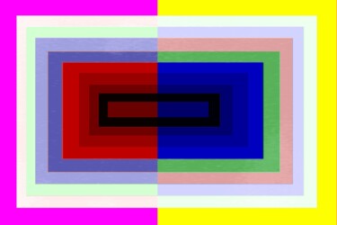 Arts numériques intitulée "Color horizon" par Gaudi .C, Œuvre d'art originale, Travail numérique 2D