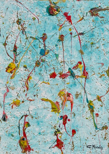 Peinture intitulée "Frénésie" par Gilbert Morales, Œuvre d'art originale, Acrylique