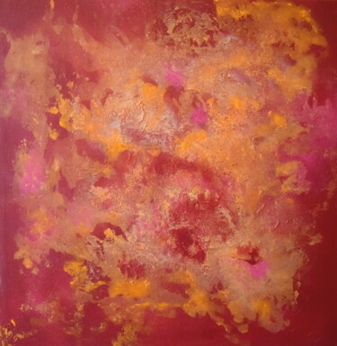 Pintura intitulada "The last Bees" por Gisela Zimmermann, Obras de arte originais, Acrílico Montado em Armação em madeira