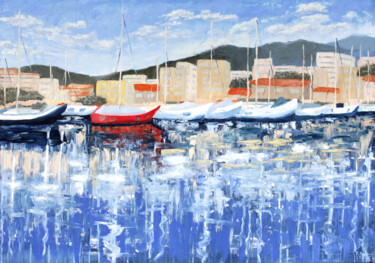 Yachts 绘画 标题为“Yachts” 由Tetiana Teresh, 原创艺术品, 油