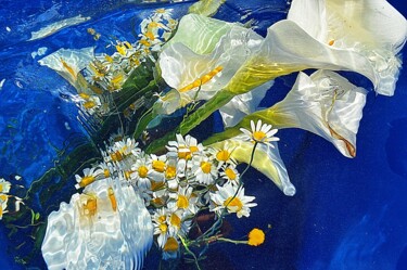 제목이 "arums marguerites"인 사진 Aquartistiq로, 원작, 디지털
