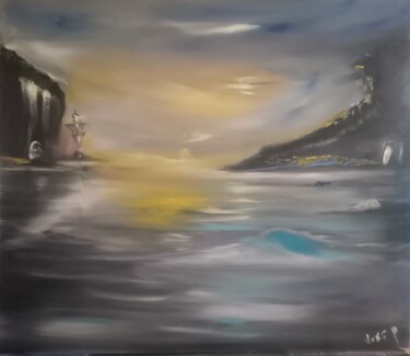Peinture intitulée "Poseidon #11" par Pascal Jung, Œuvre d'art originale, Huile