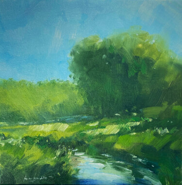 "Morning"original oil painting by Artem Grunyka (2022) Pittura intitolato ""Morning"original o…" da Artem Grunyka, Opera d'arte originale, Olio