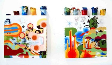 Painting titled "cupas" by Hugh Mccarthy, Original Artwork