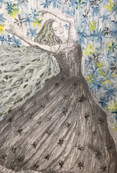 "Stars" başlıklı Resim Hale Bilek tarafından, Orijinal sanat, Pastel
