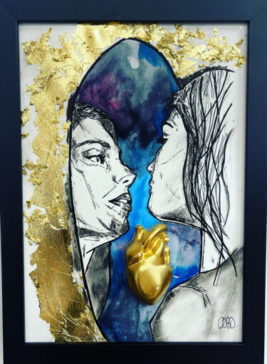 Peinture intitulée "I see you 2" par Cobo, Œuvre d'art originale, Acrylique