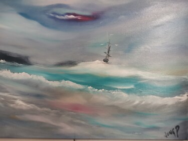 Peinture intitulée "Poseidon #12" par Pascal Jung, Œuvre d'art originale, Huile