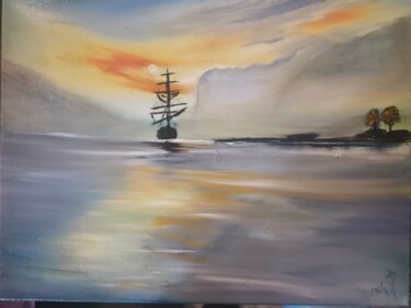 Peinture intitulée "Poseidon#13" par Pascal Jung, Œuvre d'art originale, Huile