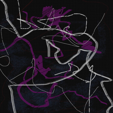 ABSTRACT ART #046 Painting titled "ABSTRACT ART #046" by Diogo Cruz, Original Artwork, Digital Painting Mounted on Wood Panel