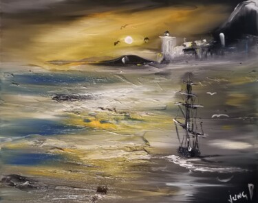 Peinture intitulée "Poseidon#14" par Pascal Jung, Œuvre d'art originale, Huile