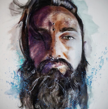 绘画 标题为“Last me” 由Gianluca Fascetto, 原创艺术品, 油
