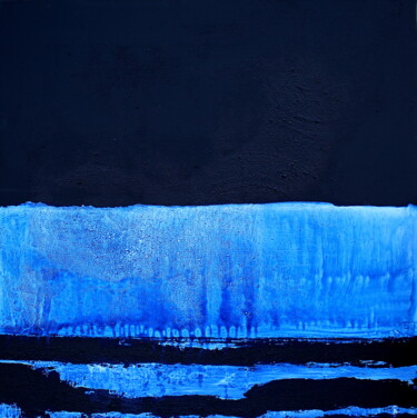 Peinture intitulée "Black serie N°15" par Robert Cadiere, Œuvre d'art originale, Acrylique Monté sur Châssis en bois