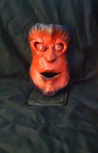 Sculpture intitulée "rouge" par Desire Lefebvre, Œuvre d'art originale, Argile