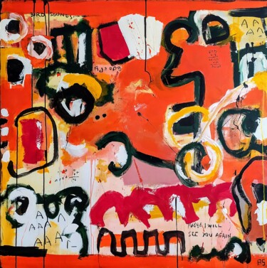 Bird sounds Peinture intitulée "Bird sounds" par Alfonso Sánchez, Œuvre d'art originale, Acrylique