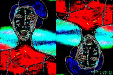 「BWA JA MOET KUNNEN…」というタイトルのデジタルアーツ Koen Vlerickによって, オリジナルのアートワーク, 2Dデジタルワーク