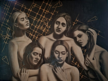 Salpaad's daughters 绘画 标题为“Salpaad's daughters” 由Artmoods Tp, 原创艺术品, 油