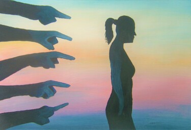 제목이 "Rejection"인 미술작품 P. Le Sommer로, 원작, 아크릴