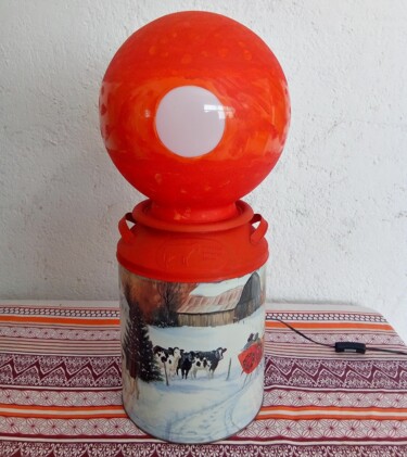 Pintura titulada "RED SUN" por Calavera Estudio Dgo Mx, Obra de arte original, Acero inoxidable