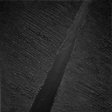 Peinture intitulée "Black serie N°5" par Robert Cadiere, Œuvre d'art originale, Acrylique Monté sur Châssis en bois