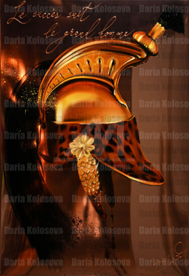 绘画 标题为“Napoleon Helmet 1” 由Daria Kolosova, 原创艺术品, 油