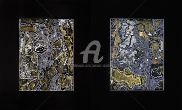 Collages titled "Metamorphoses - dip…" by Svetlana Saratova, Original Artwork, Collages
