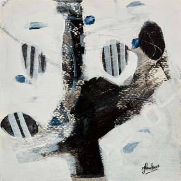 「BW 6」というタイトルの絵画 Jacqueline Faubertによって, オリジナルのアートワーク, アクリル