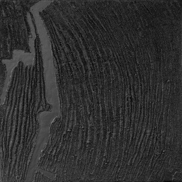 Peinture intitulée "Black serie N°6" par Robert Cadiere, Œuvre d'art originale, Acrylique Monté sur Châssis en bois