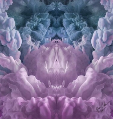 Photography titled "Holy Purple Heaven:…" by Queennoble, Original Artwork, Manipulated Photography