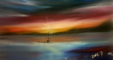 Peinture intitulée "Don t cry tonight" par Pascal Jung, Œuvre d'art originale, Huile