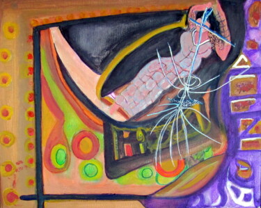 Peinture intitulée "MAJA" par Juan Luis Gandulfo, Œuvre d'art originale, Acrylique Monté sur Châssis en bois