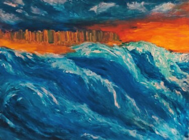 Painting titled "In Crescendo" by Tissa, Original Artwork, Acrylic