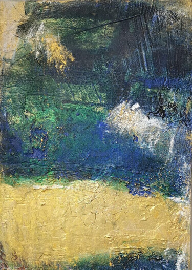 Painting titled "royal / königlich" by Silvia Schuessler, Original Artwork, Acrylic