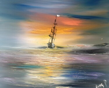 Peinture intitulée "Je serai là" par Pascal Jung, Œuvre d'art originale, Huile
