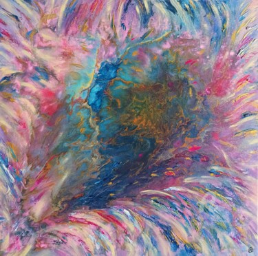 Pintura titulada "SINFONÍA DE COLORES" por María Del Carmen Pérez, Obra de arte original, Acrílico Montado en Bastidor de ca…