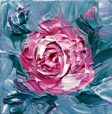 제목이 "Abstract Pink Rose…"인 미술작품 Lada Kholosho로, 원작, 아크릴
