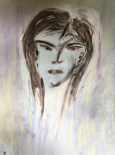 Micheline T. Peinture intitulée "Micheline T." par Nathalie Bellanger, Œuvre d'art originale, Acrylique