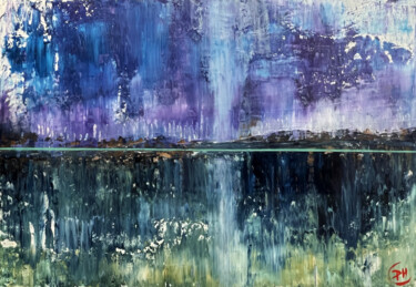Painting titled "TWISTER" by Philippe Ceulemans, Original Artwork, Oil