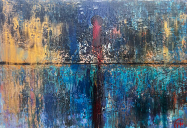 Painting titled "CHAOS" by Philippe Ceulemans, Original Artwork, Oil
