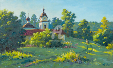 Painting titled "Konevets, Kazan Ske…" by Alexander Alexandrovsky, Original Artwork, Oil