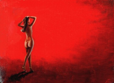 绘画 标题为“An Invitation to a…” 由Владимир Абаимов, 原创艺术品, 油