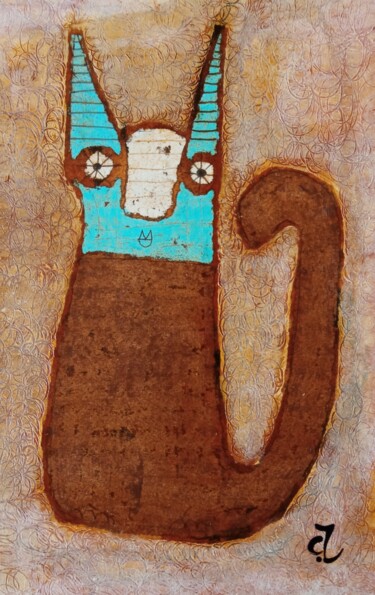 제목이 "Carte d'art / le ch…"인 미술작품 Azboro로, 원작, 아크릴 artwork_cat.에 장착됨